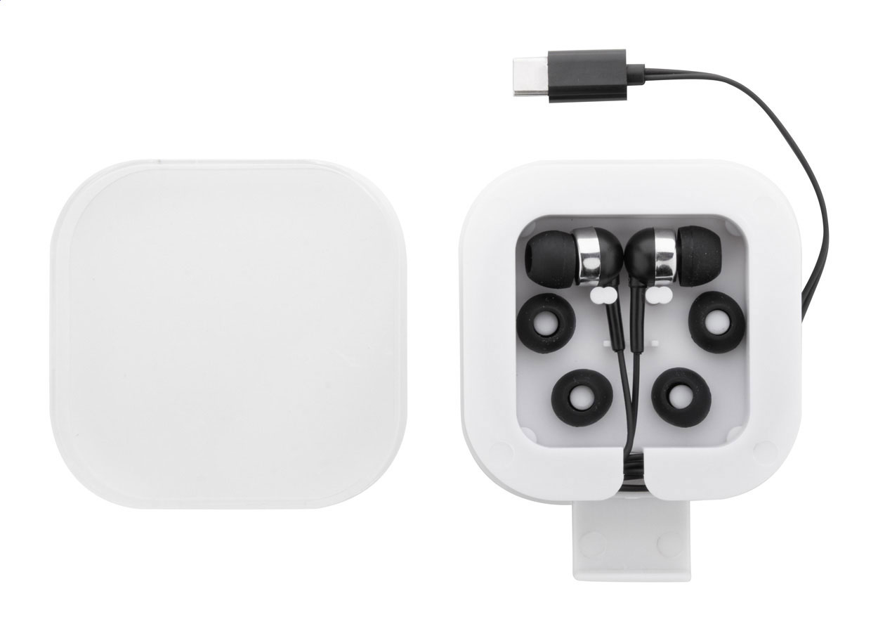 Detailfoto van Ear‑USB 3 oortje in opbergdoosje